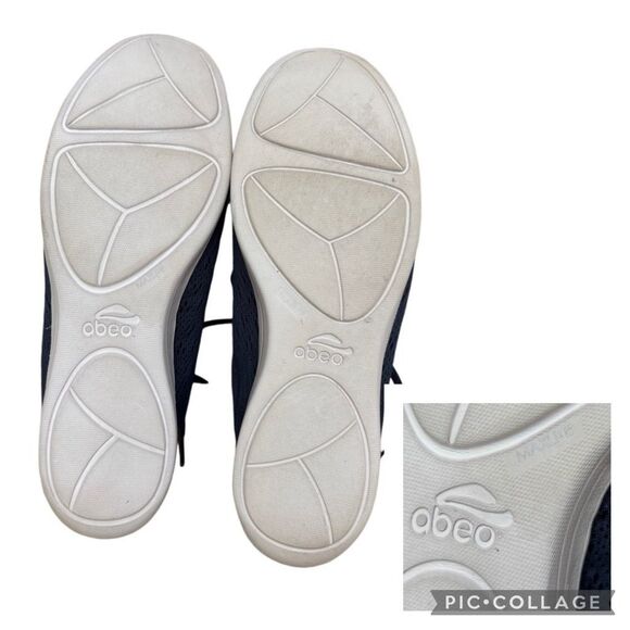 Abeo Maxlite Dayton Sneakers Walking Running Shoes Navy Blue Support Pad Size 8 - Picture 8 of 12